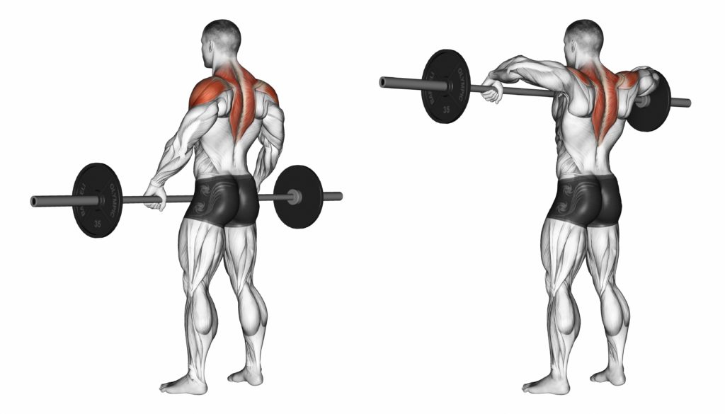 Upright row best sale into shoulder press