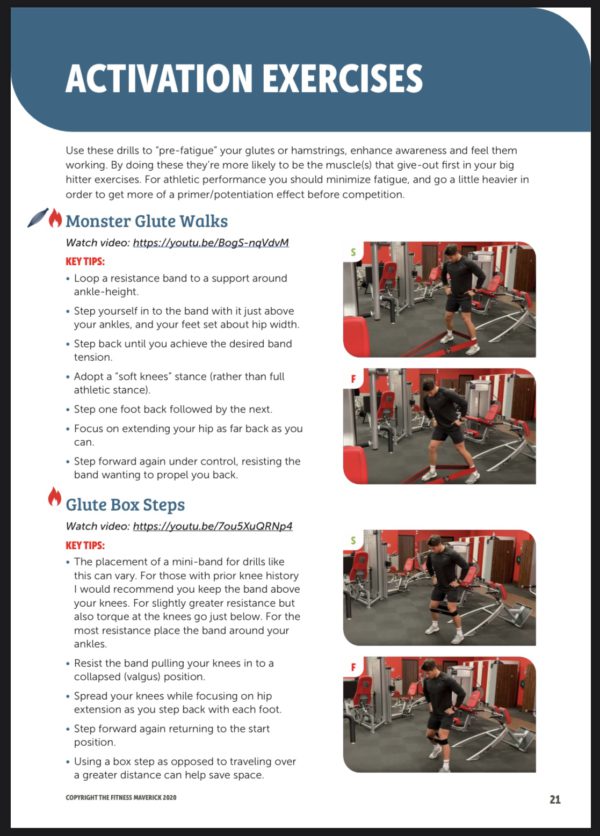 Glutes and Hamstrings Training Guide